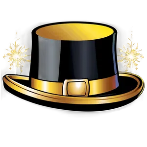 Top Hat For New Year's Eve Png 05042024 PNG image