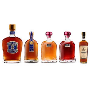 Top Shelf Liquor Bottles Png 06132024 PNG image