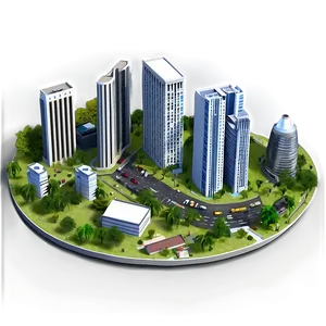 Top View City Location Png 63 PNG image