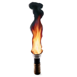Torch Fire Border PNG Yij