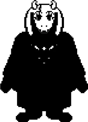 Toriel Undertale Pixel Art PNG image