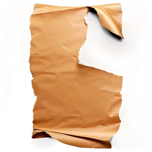 Torn Brown Paper Texture PNG 89