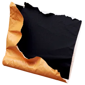 Torn Burned Paper PNG 06122024