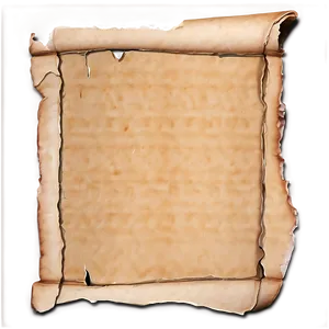 Torn Burned Paper PNG 52