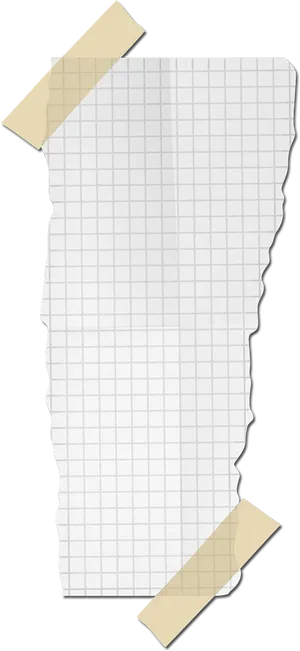 Torn Grid Paperwith Tape