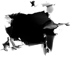 Torn Paper Texture Black Background PNG