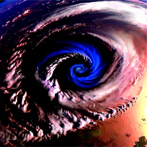 Tornado From Space PNG Pql PNG