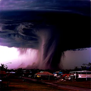 Tornado Hit City Png Hrt PNG image