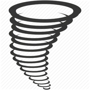 Tornado Icon Graphic PNG image