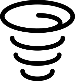 Tornado Icon Graphic