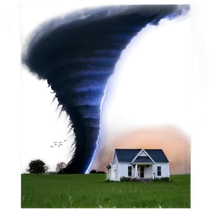 Tornado Night Png 27 PNG image