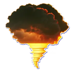 Tornado Sunset PNG 22