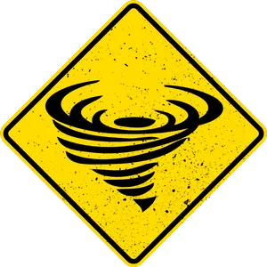 Tornado Warning Sign Graphic