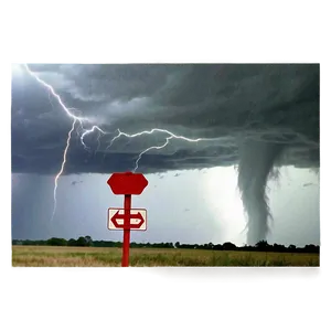 Tornado Warning Sign PNG Qom PNG