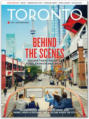Toronto Magazine Cover Behind The Scenes PNG image