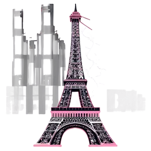 Torre Eiffel And Paris Skyline Png Noi PNG image