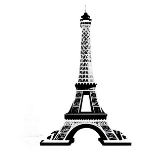 Torre Eiffel Black And White PNG 06262024 PNG