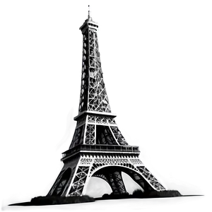 Torre Eiffel Black And White Png 23 PNG image