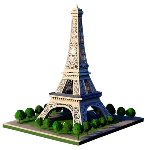 Torre Eiffel Early Morning Calm PNG Dei63 PNG