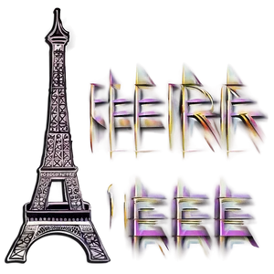 Torre Eiffel Glittering At Night PNG Oia PNG