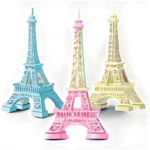 Torre Eiffel In Pastel Tones PNG 06262024 PNG