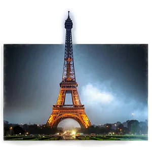 Torre Eiffel In The Fog PNG Rhm PNG