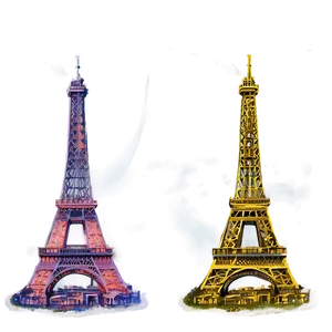 Torre Eiffel Looming In Mist PNG Fwd7 PNG