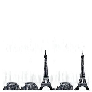 Torre Eiffel On A Rainy Day PNG 69