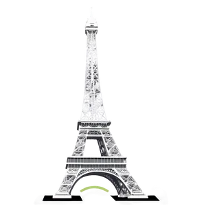 Torre Eiffel Street Perspective PNG 06262024 PNG