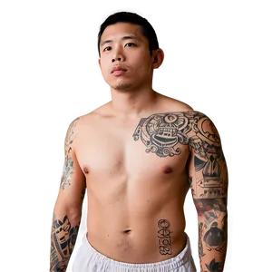 Torso With Tattoos PNG 26