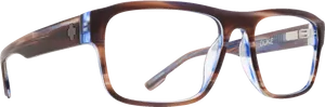 Tortoiseshell Acetate Eyeglasses Transparent Background PNG image