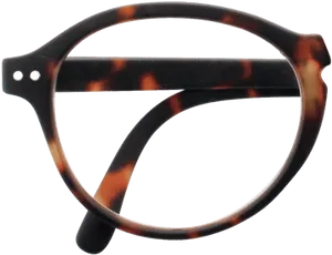Tortoiseshell Glasses Arm PNG image