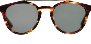 Tortoiseshell Sunglasses Isolated