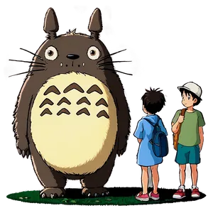 Totoro Bus Stop Scene Png Vgr69 PNG image