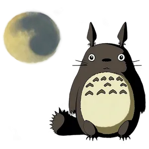 Totoro Silhouette Png 05062024 PNG image