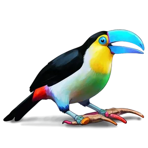 Toucan Digital Art Png Wlg PNG image