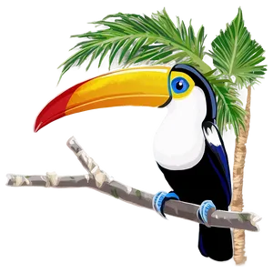 Toucan In Paradise PNG 57