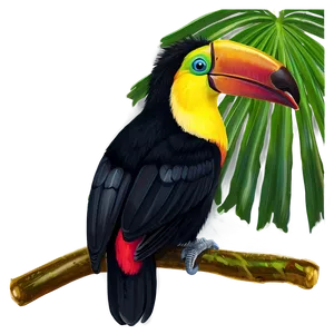 Toucan In The Rainforest PNG 06112024 PNG