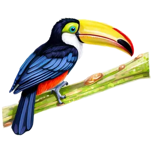Toucan On Branch PNG 06112024