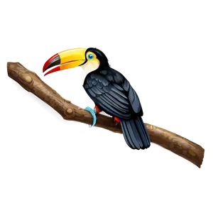 Toucan On Branch PNG 43