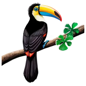 Toucan Perched PNG 06112024
