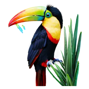 Toucan Preening Png 06112024 PNG image