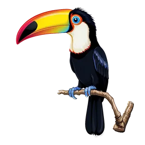Toucan With Bright Eyes PNG 06112024 PNG