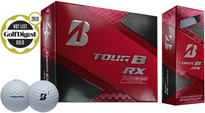 Tour B R X Golf Balls2019 Packaging PNG image
