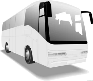 Tour Bus Vector Illustration PNG image