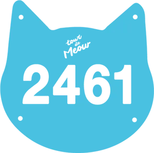 Tourde Meow Bib Number2461 PNG image