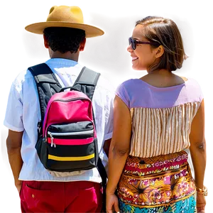 Tourists Standing Together PNG Eny43 PNG