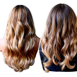 Tousled Hair Waves Look PNG 06272024 PNG
