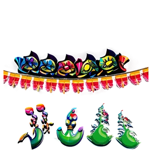 Town Festival Scene PNG 31