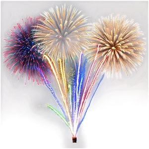 Town Fireworks Display PNG 06252024